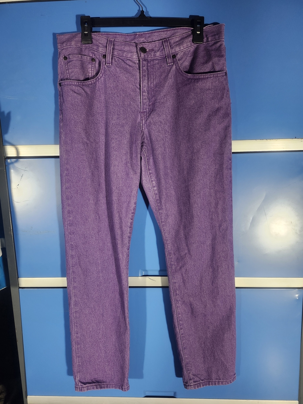 Levi's Purple Women's High-Rise Straight Jeans